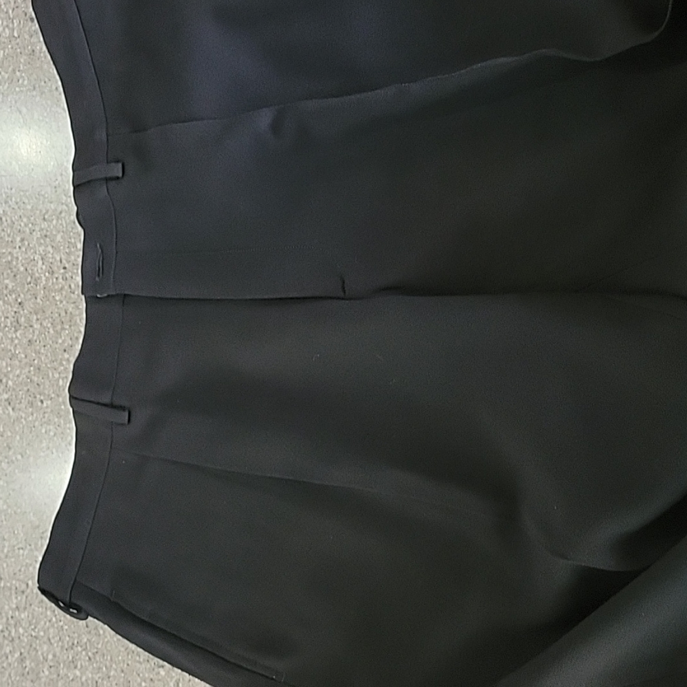 Calvin Klein men's wool blend pants size 38, cuffed at 29", black